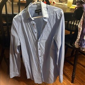 Express Light Blue Long Sleeve Shirt